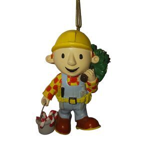 Bob the Builder Christmas Ornament Tree Candy Canes 2002 Signed Chip Collectabl